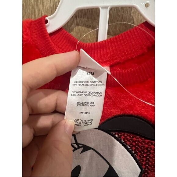 Disney Minnie Mouse Christmas Baby Girl Set Size 12 Month NEW - Picture 6 of 7